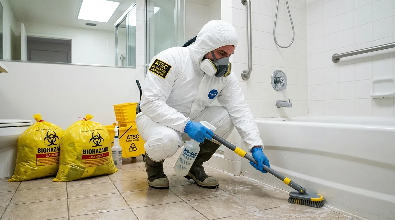 Decontamination equipment deployed for Blood Cleanup in Gladeview